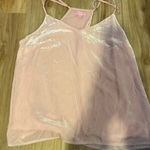 Lilly Pulitzer Pink Velvet Cami